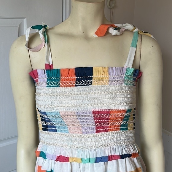 NWT Anthropologie Corey Lynn Calter Nikki Wide Leg Jumpsuit Geometric Square M - Picture 7 of 16